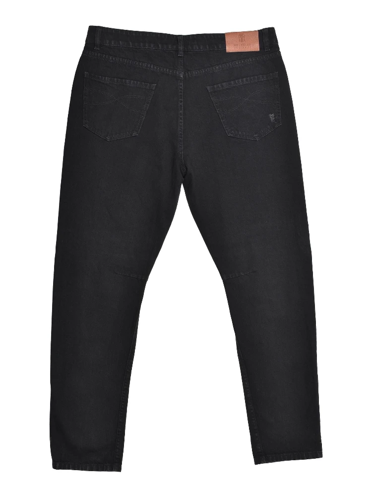 Black Cotton Jeans Denim alternative
