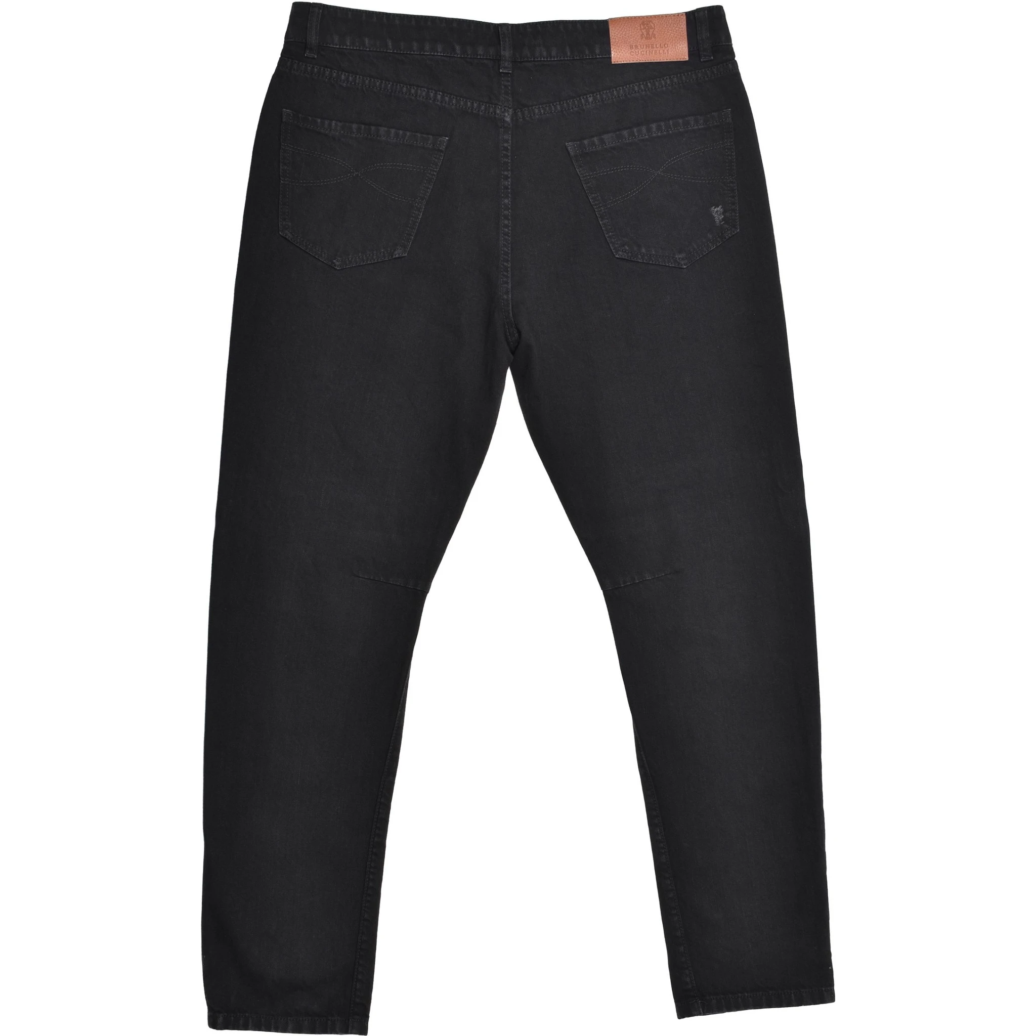 بنطلون جينز أسود من القطن