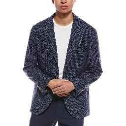 Blue Cotton Blazer