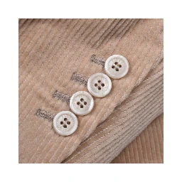 Beige Cotton Blazer
