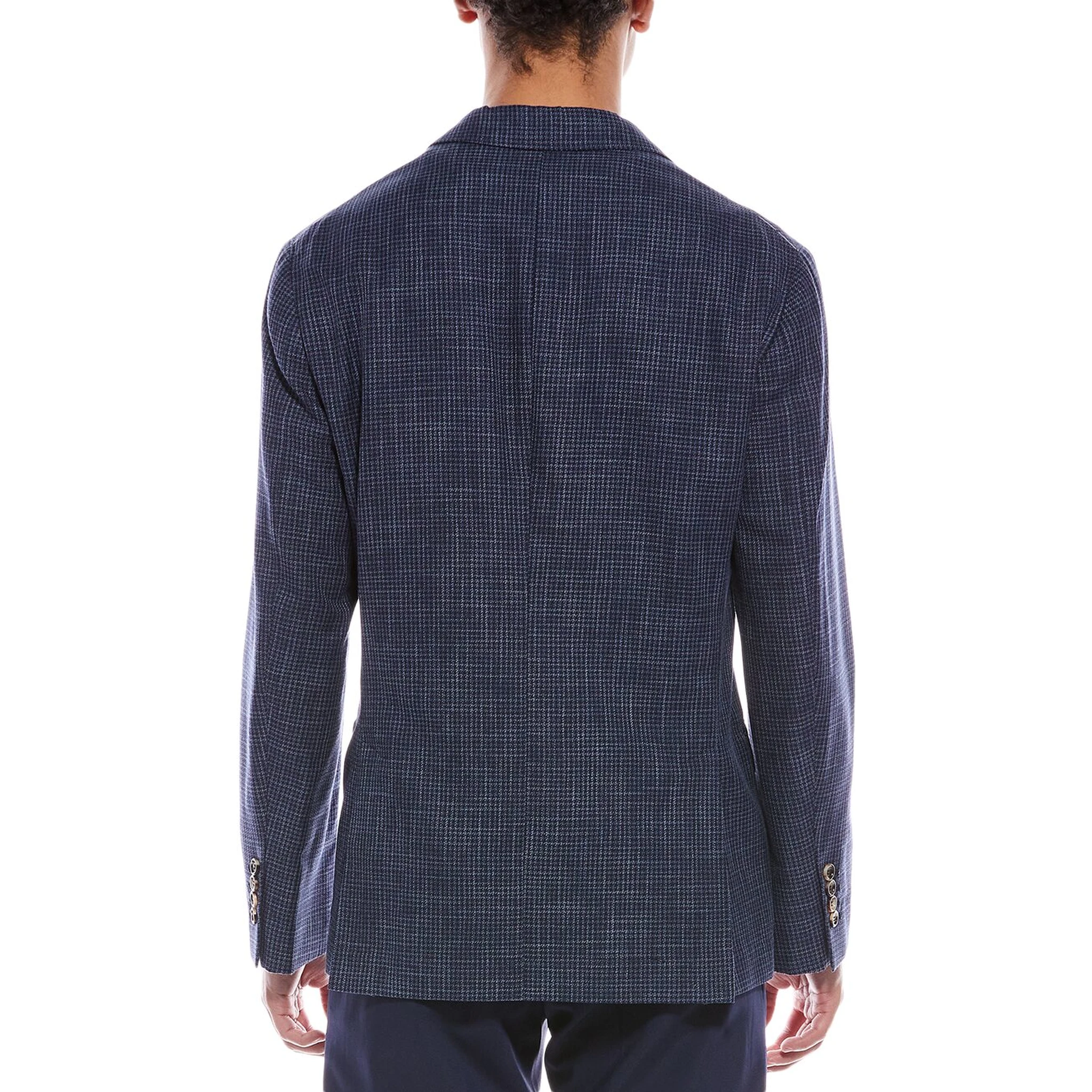 Blue Cotton Blazer