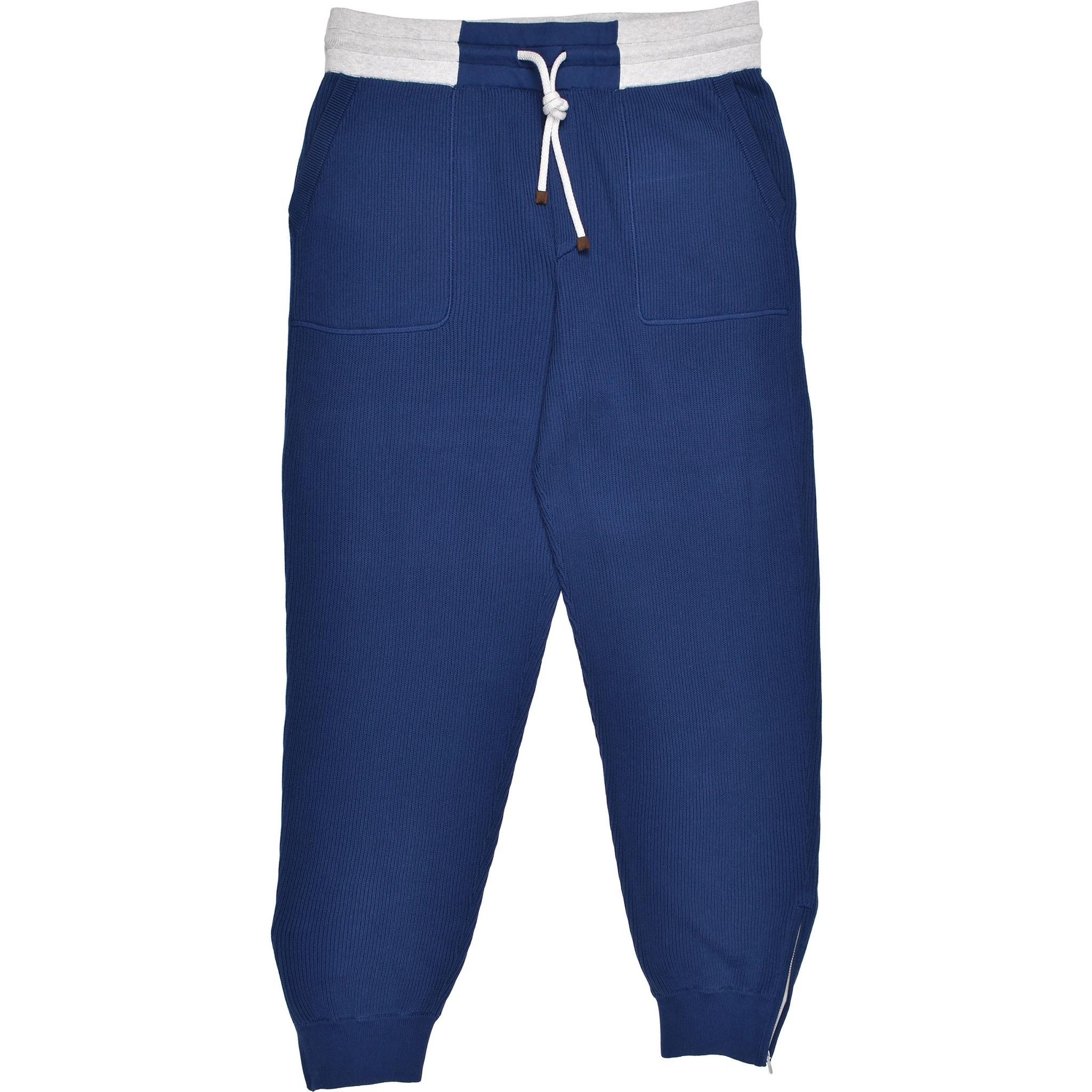 Bicolor Cotton Joggers (Workout Pants)
