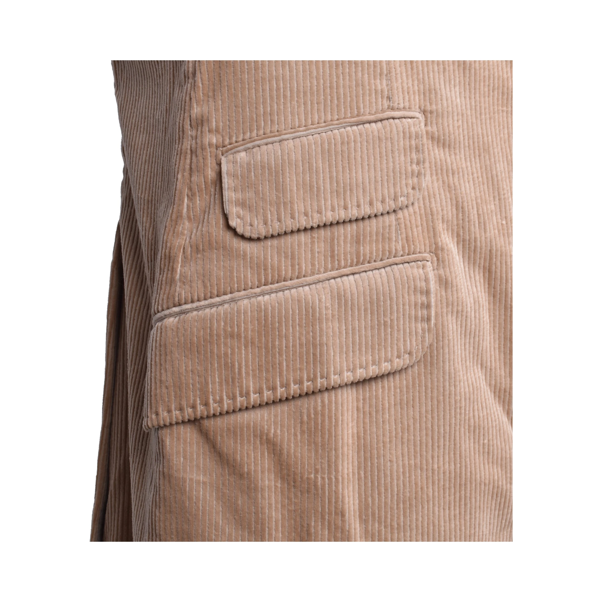 Beige Cotton Blazer