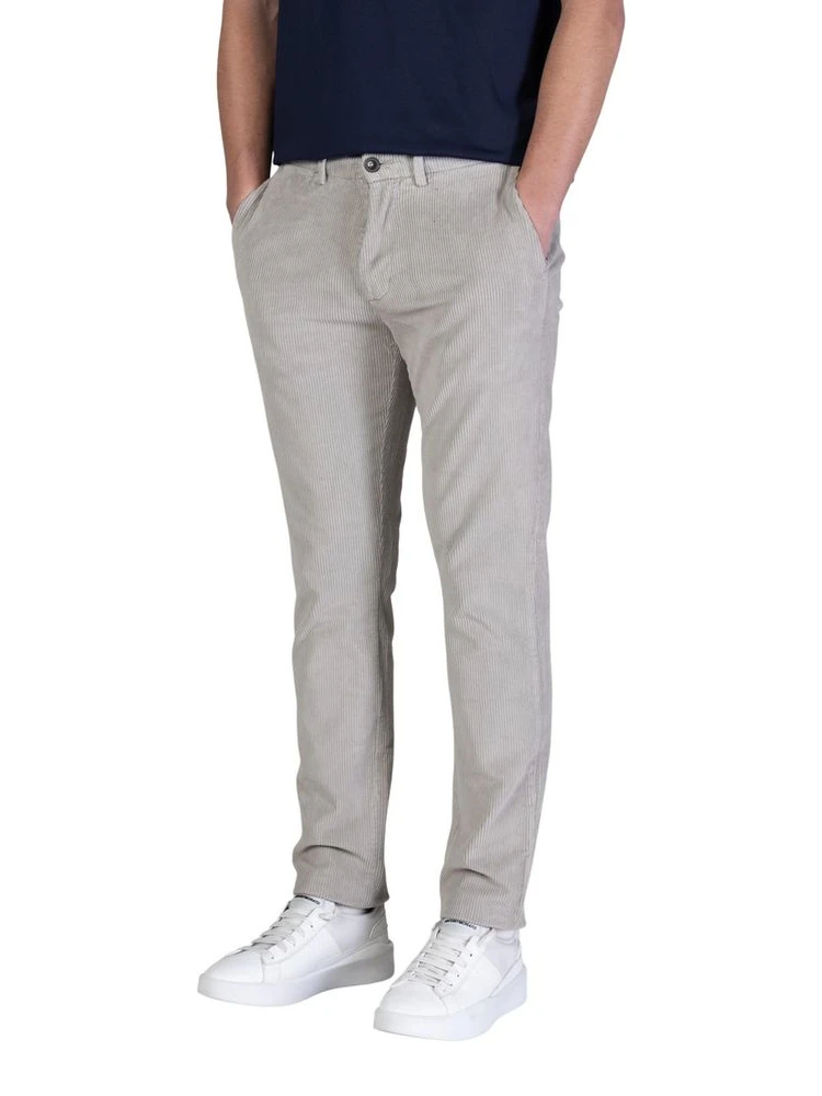 Gray Cotton Casual Pants alternative
