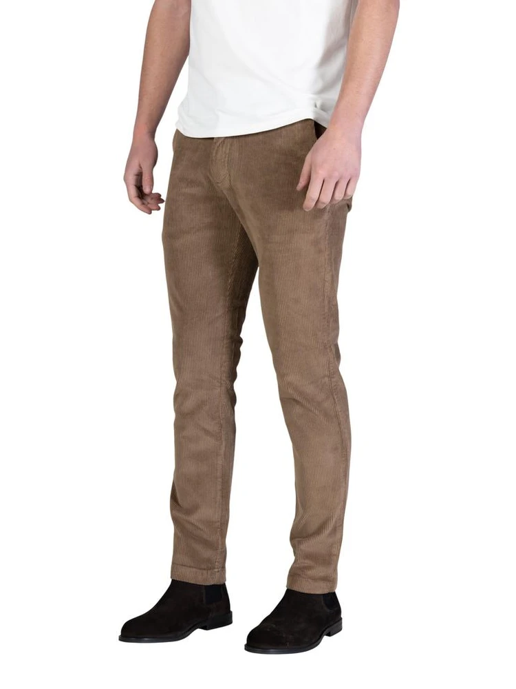 Brown Cotton Casual Pants alternative