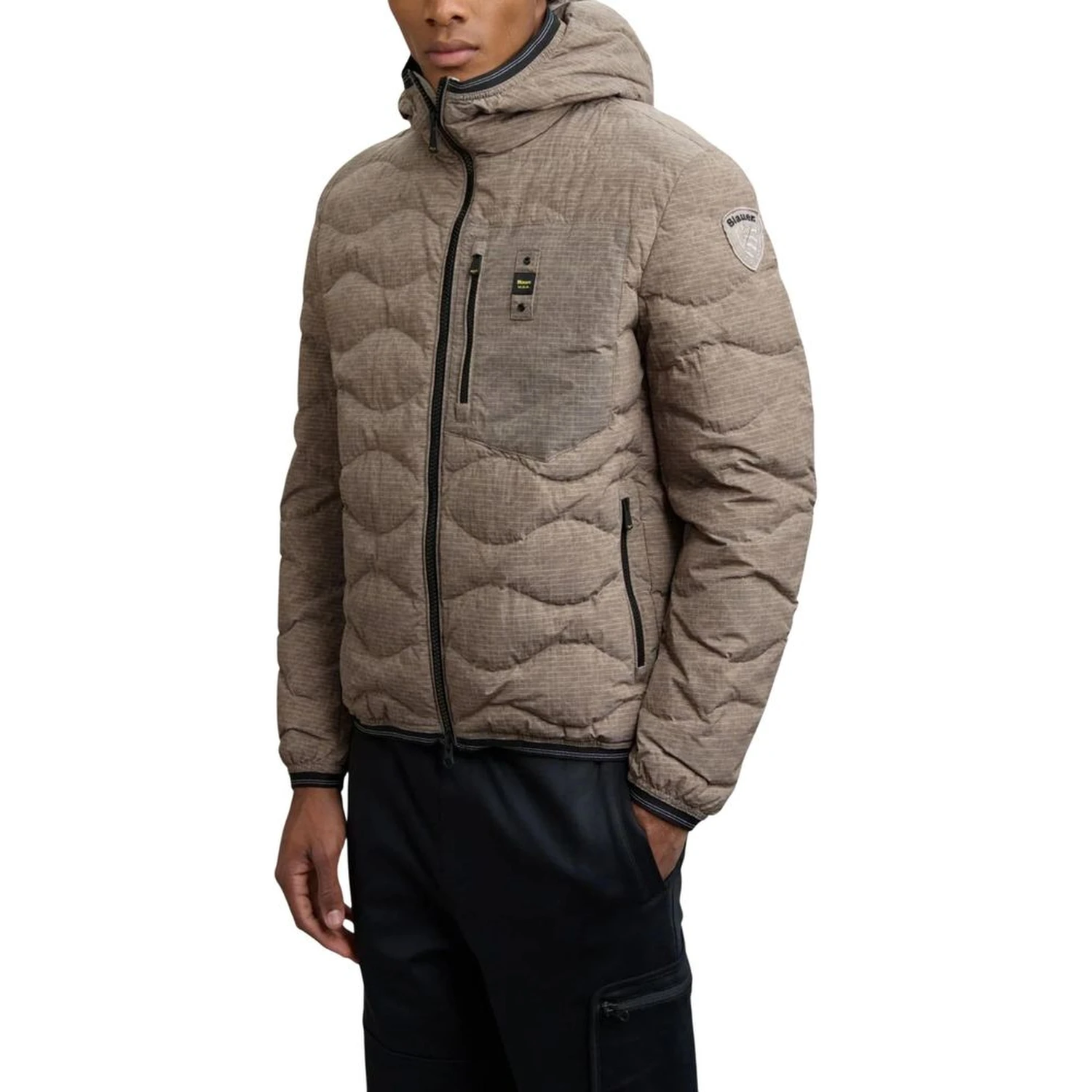 Brown Polyester Coat