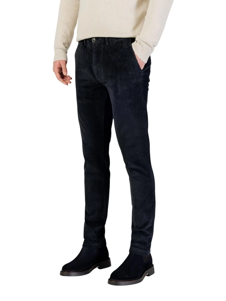 Blue Cotton Casual Pants alternative