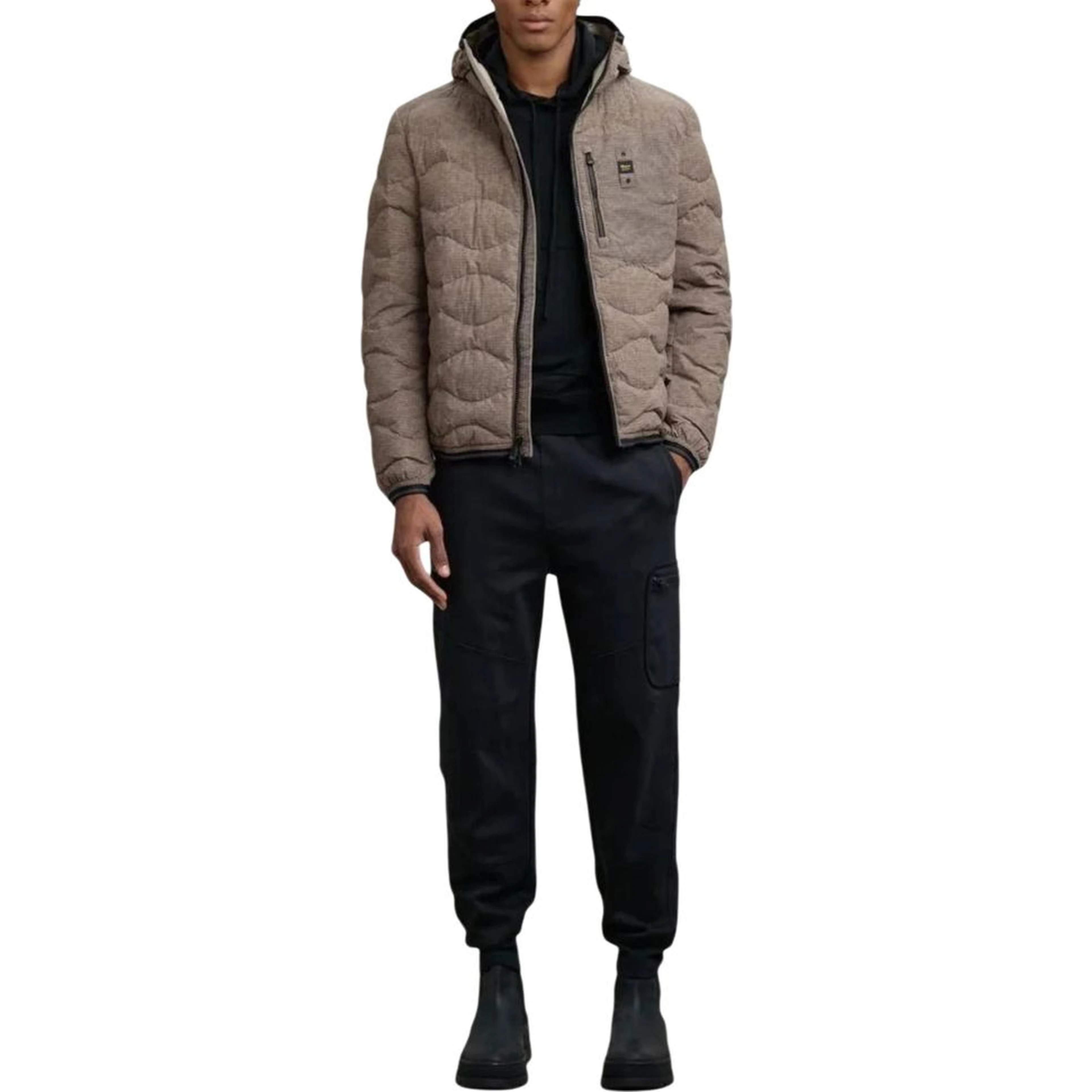 Brown Polyester Coat