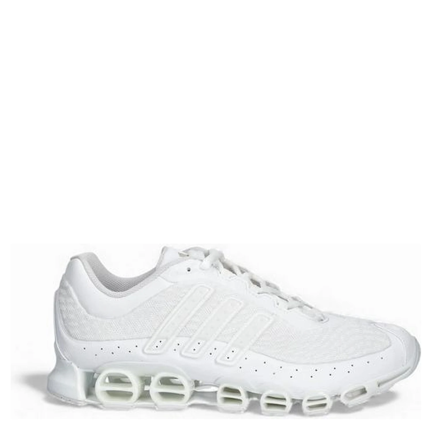 White Synthetic Athletic Sneakers