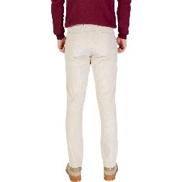 Beige Cotton Pants