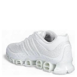 White Synthetic Athletic Sneakers