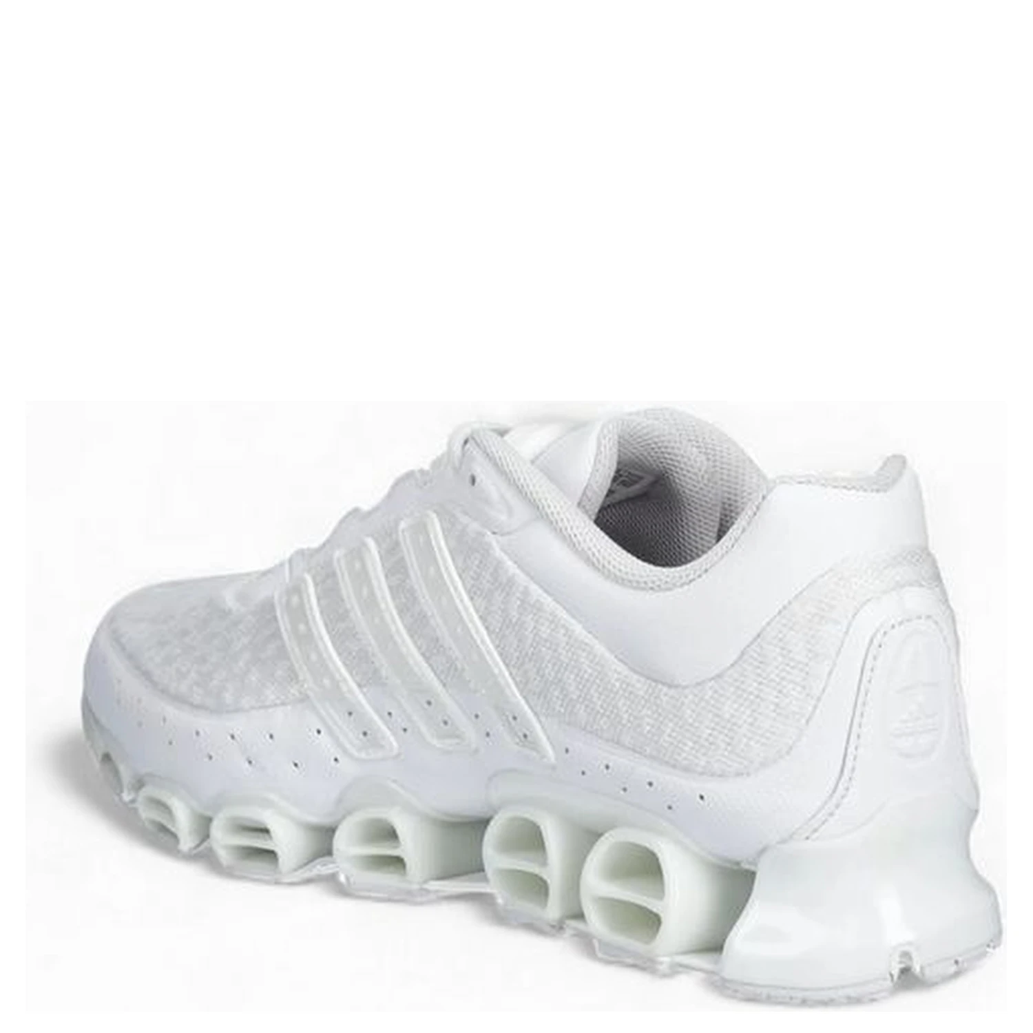 White Synthetic Athletic Sneakers