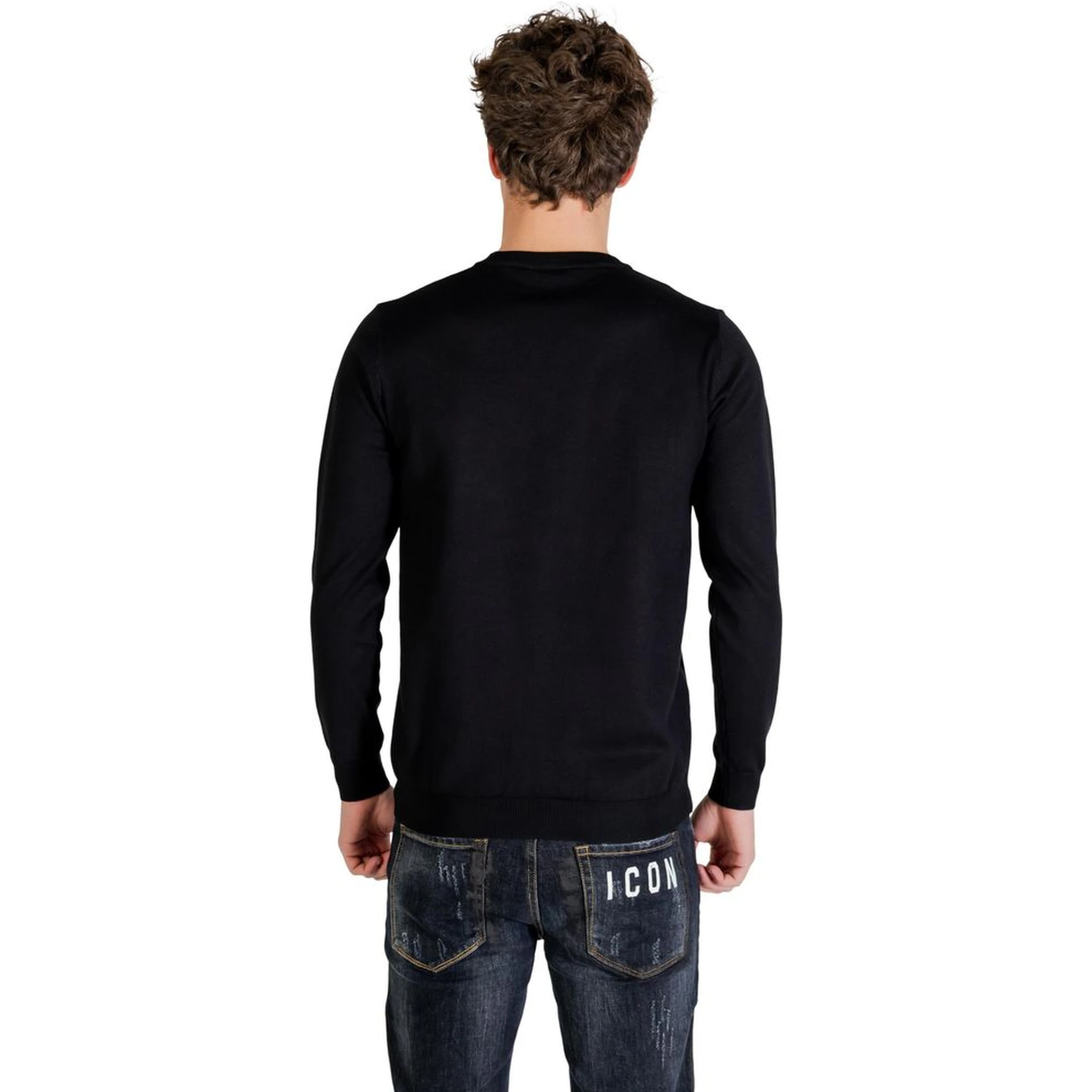 Black Viscose Sweatshirt