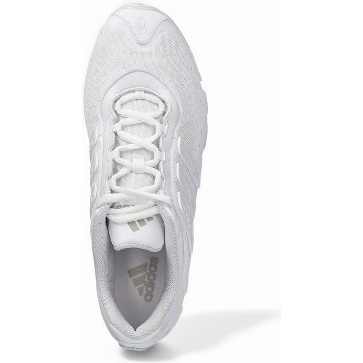 White Synthetic Athletic Sneakers