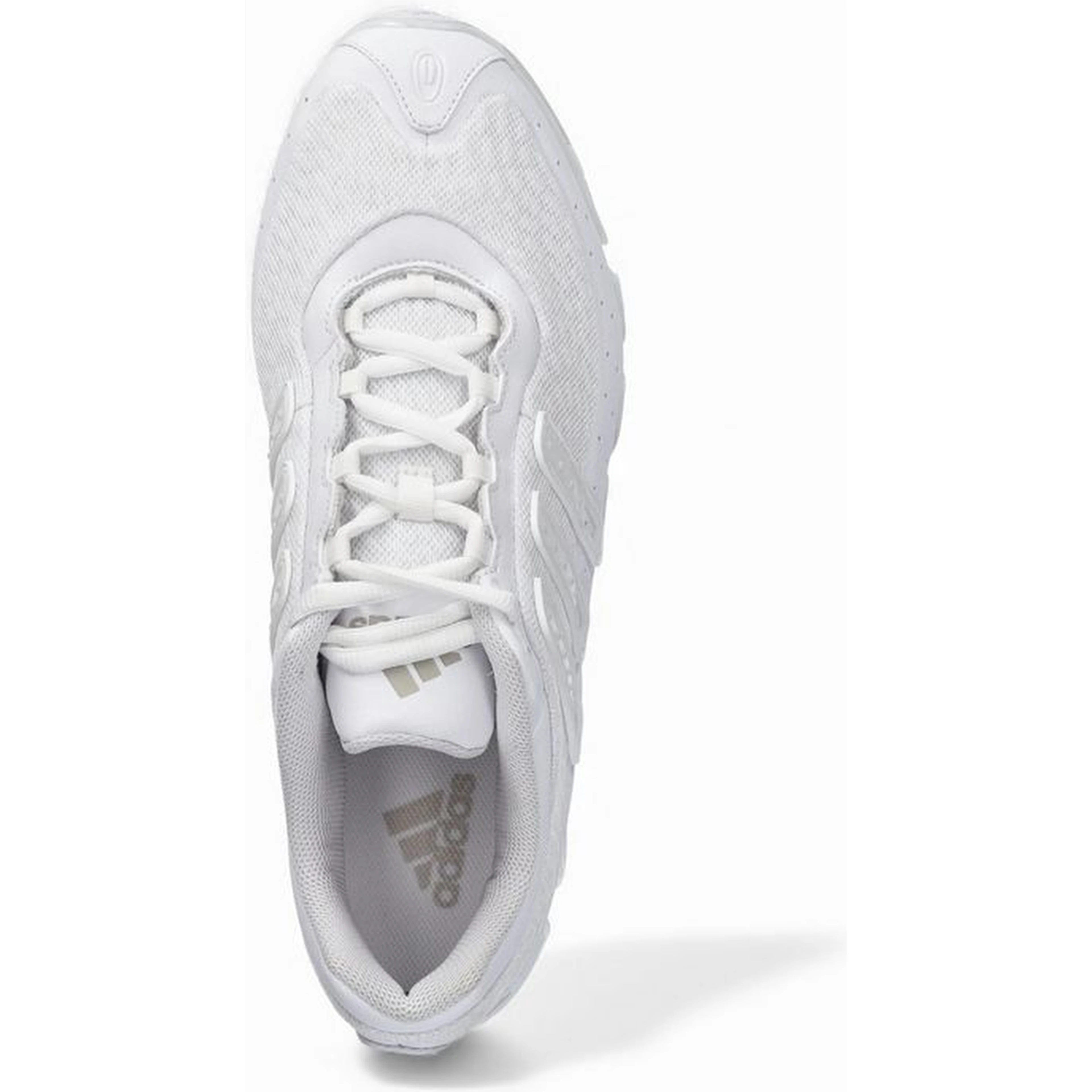 White Synthetic Athletic Sneakers