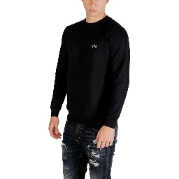 Black Viscose Sweatshirt
