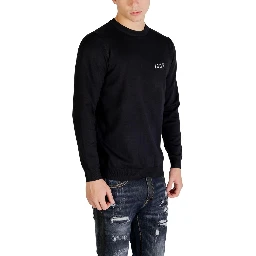 Black Viscose Sweatshirt