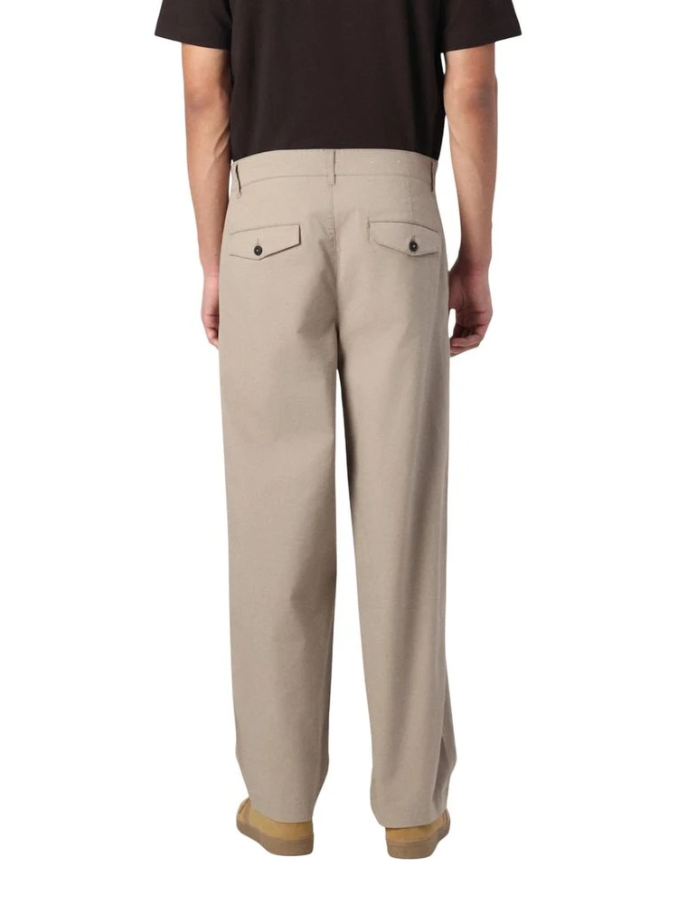 Beige Cotton Casual Pants alternative