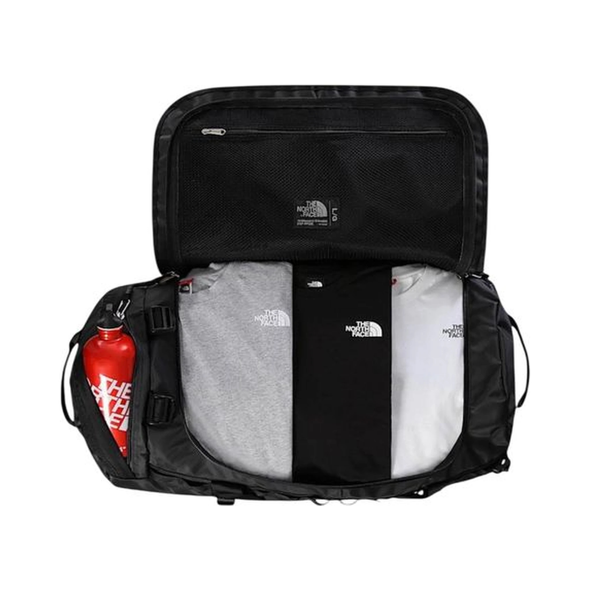 Black Recycled Polyester Duffel Bag