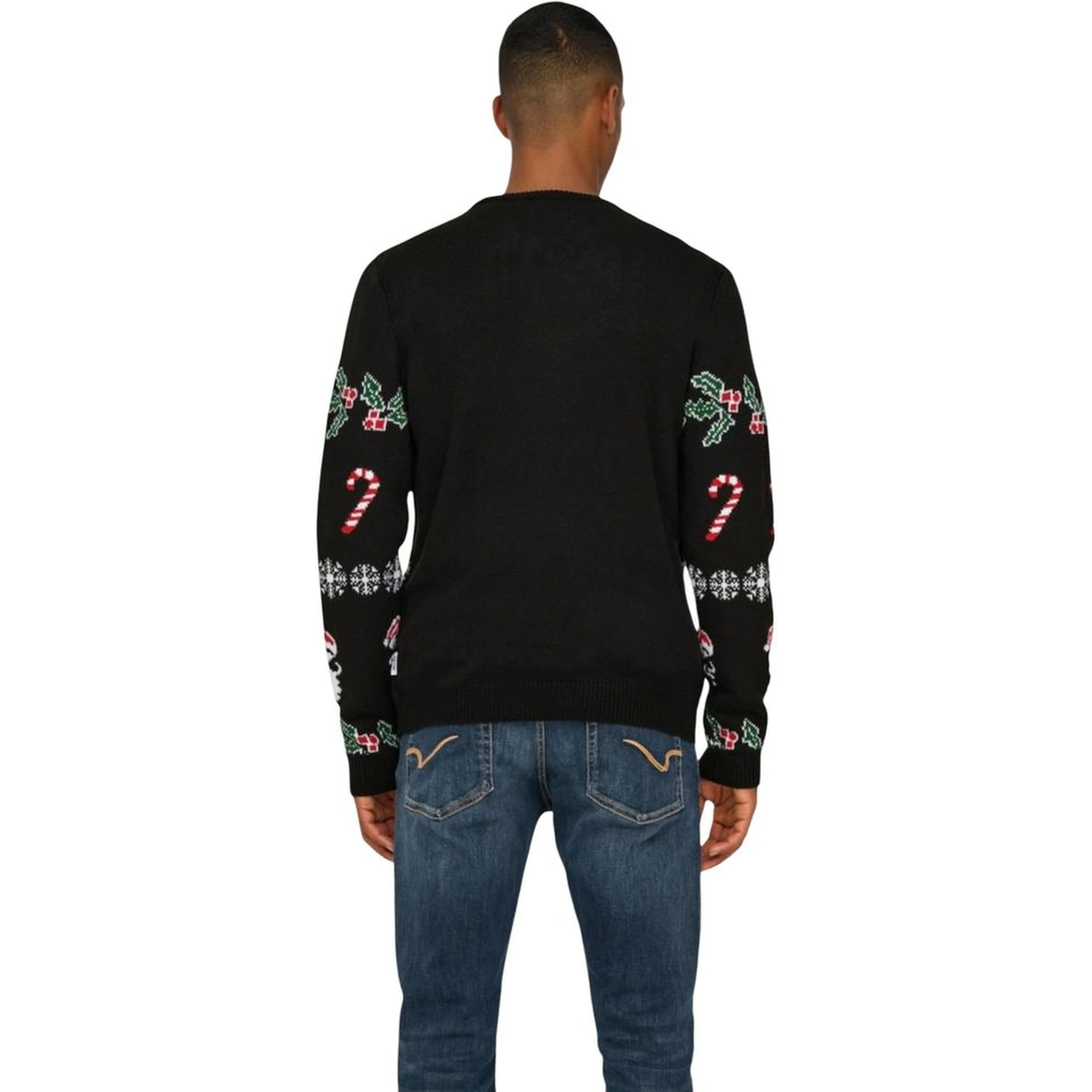 Black Marabou Sweatshirt