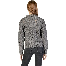 Gray Marabou Sweatshirt