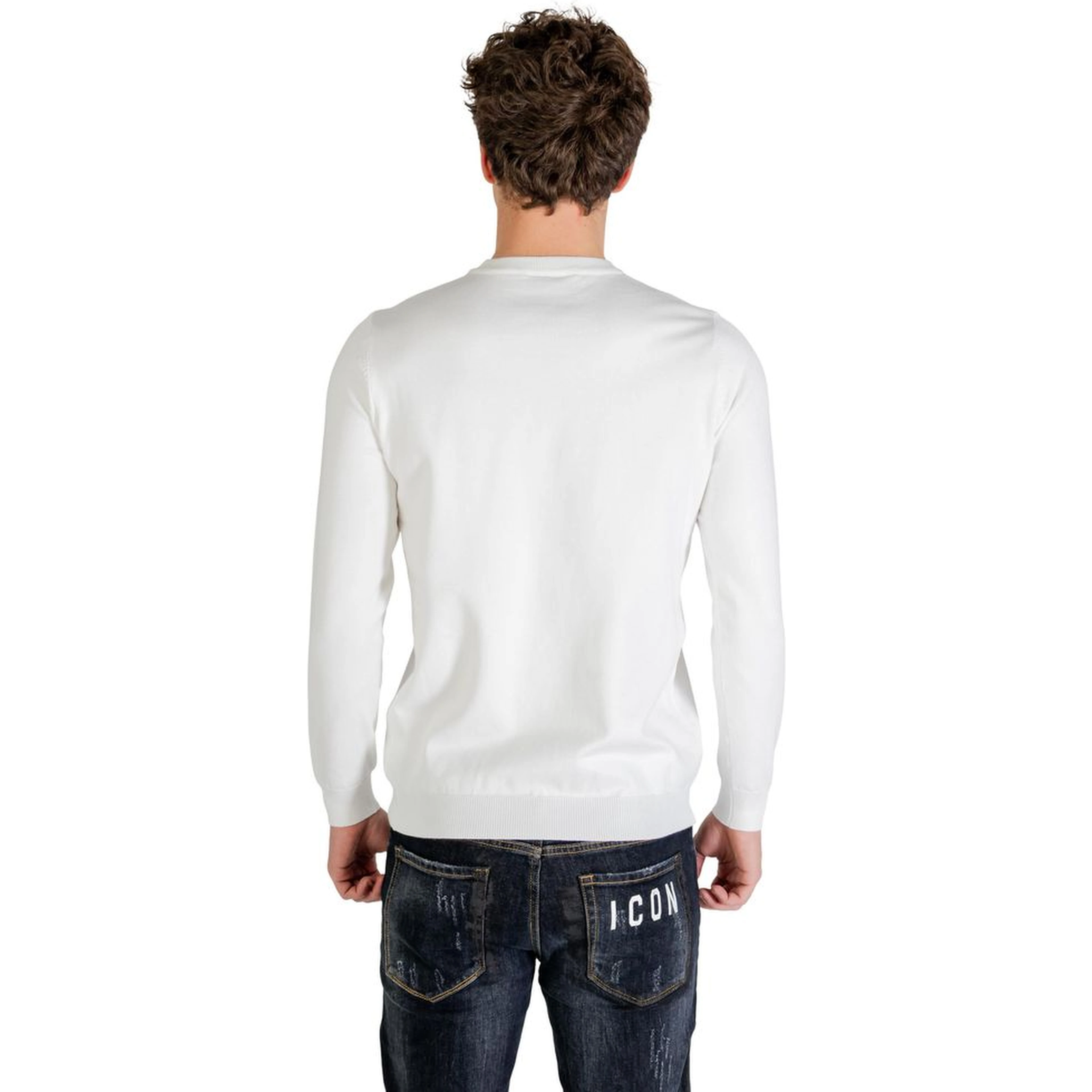 White Viscose Sweatshirt