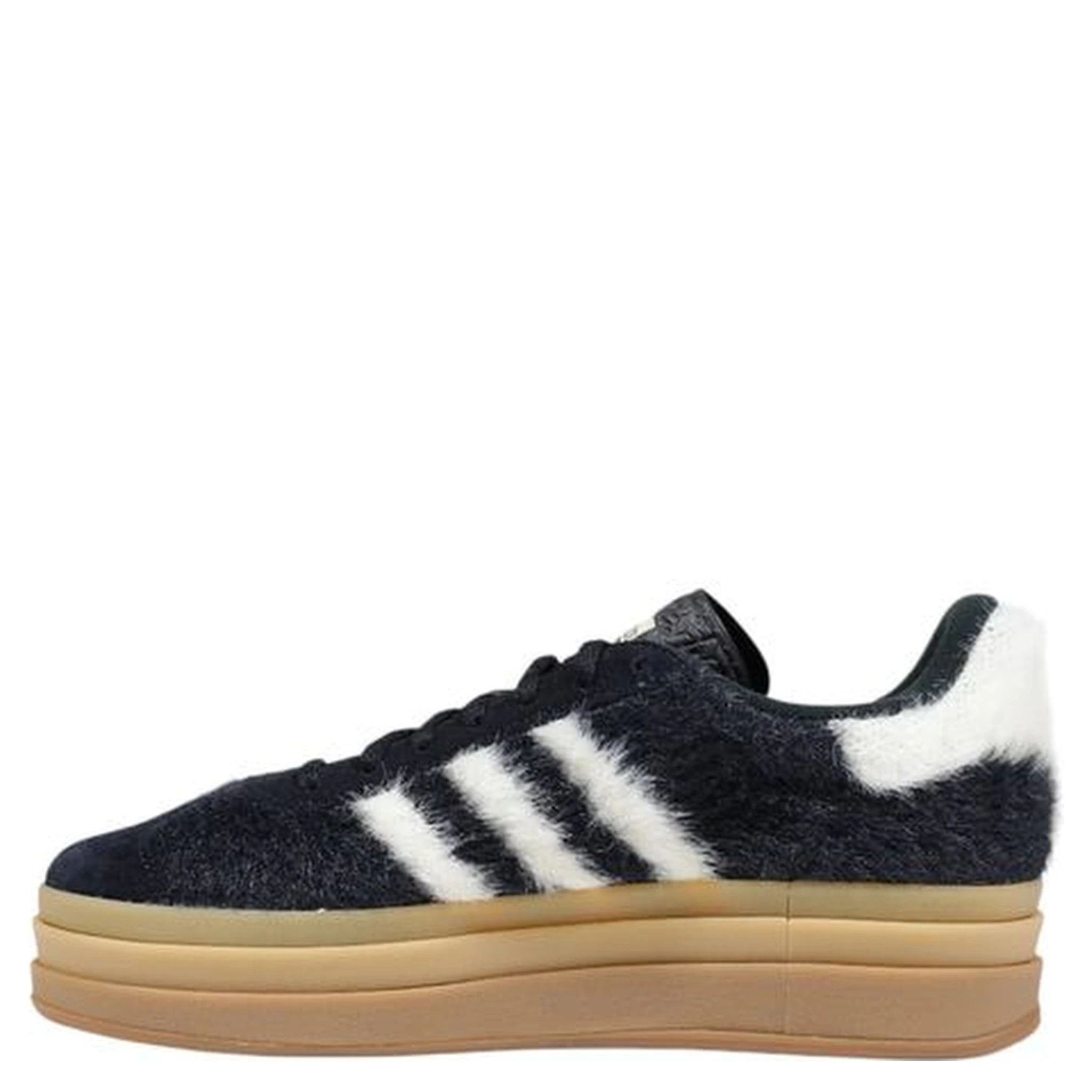 Black Leather Platform Sneakers