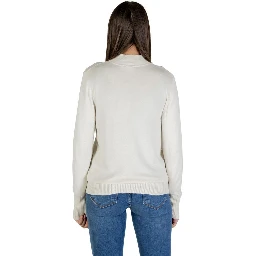Beige Viscose Turtleneck