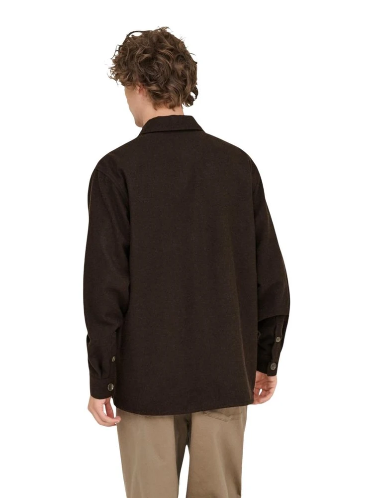 Brown Polyester Dress Shirt alternative