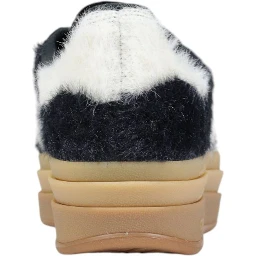 Black Leather Platform Sneakers