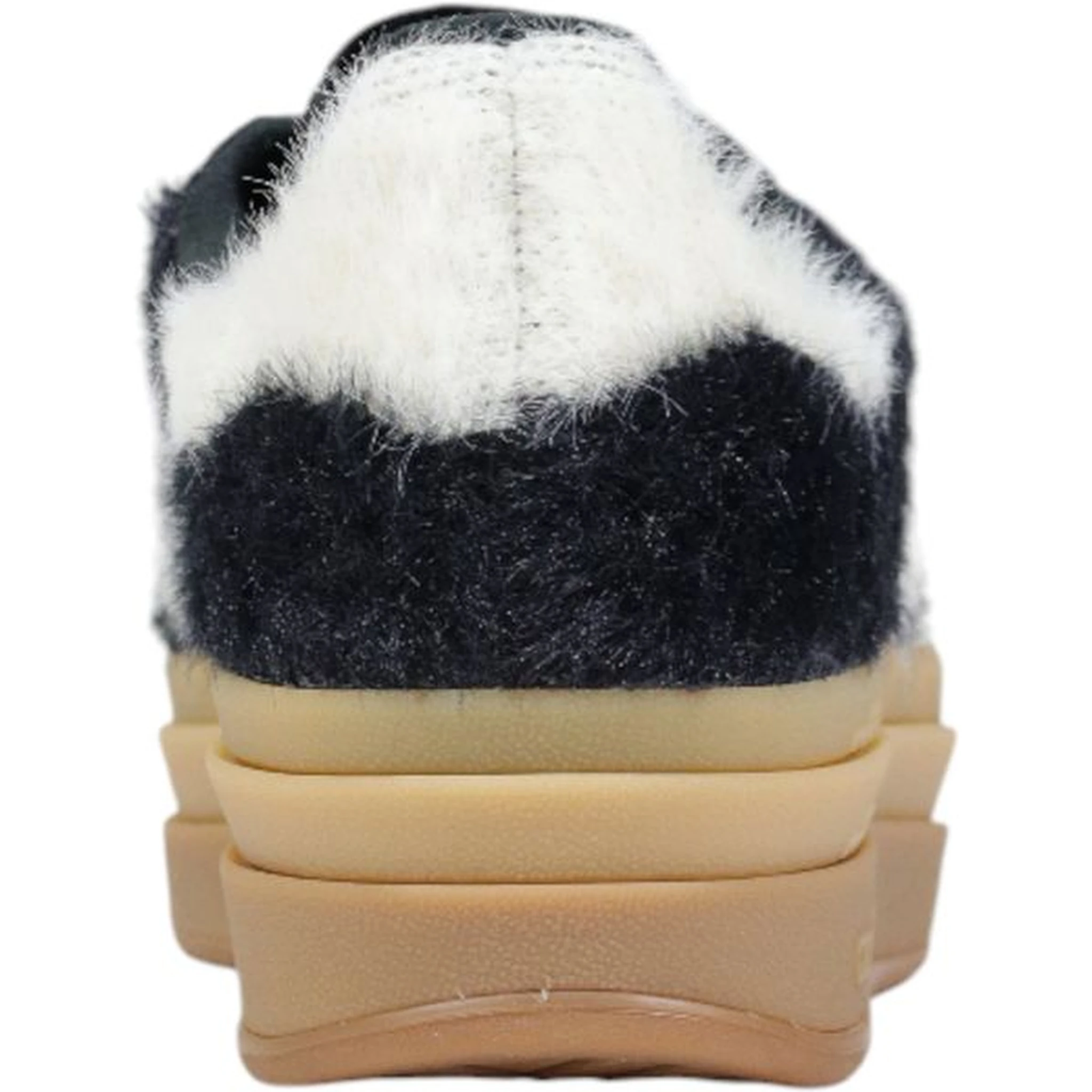 Black Leather Platform Sneakers