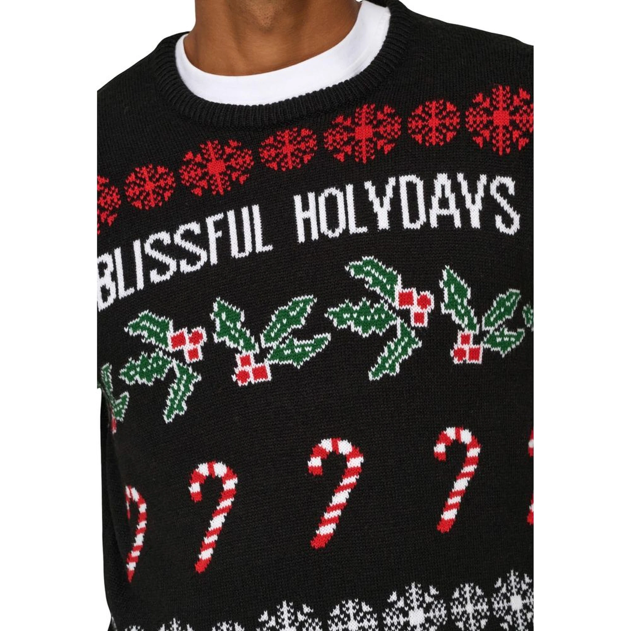 Black Marabou Sweatshirt