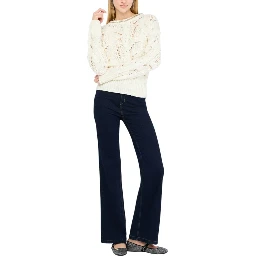 White Marabou Sweatshirt