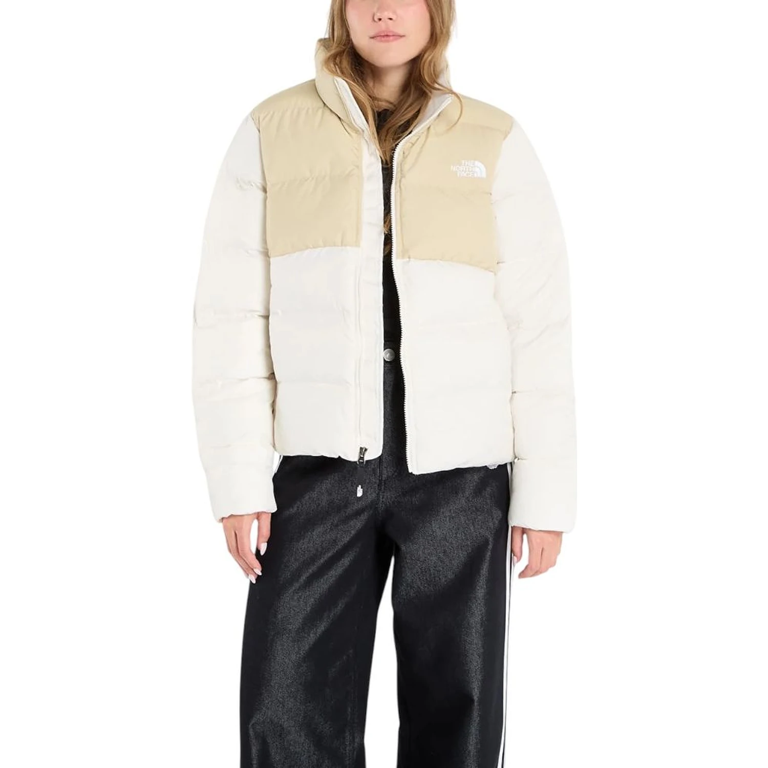 Cream Polyester Coat