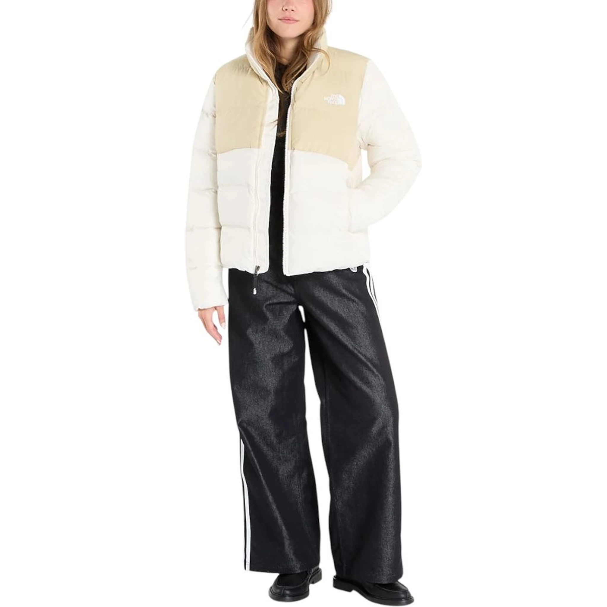 Cream Polyester Coat