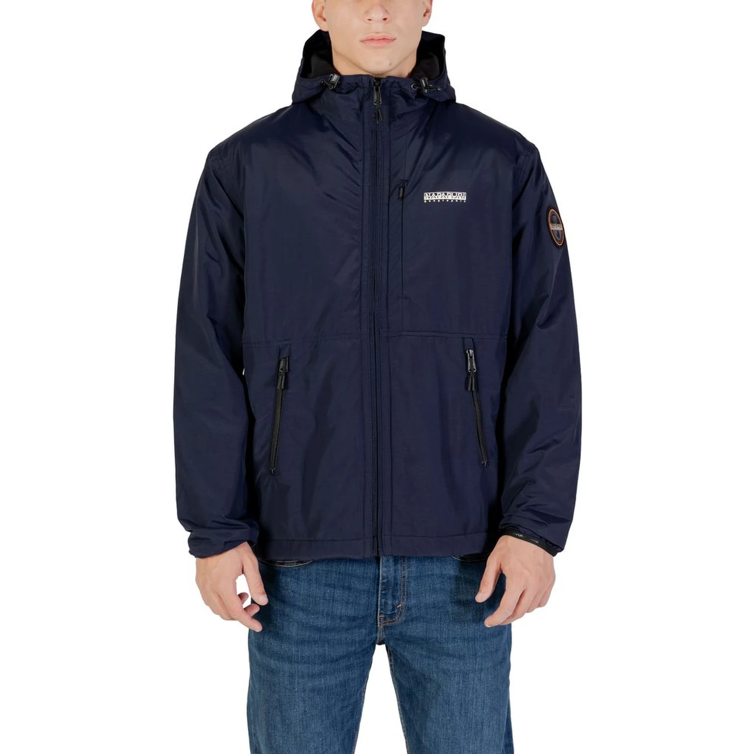 Blue Polyamide Shell Jacket