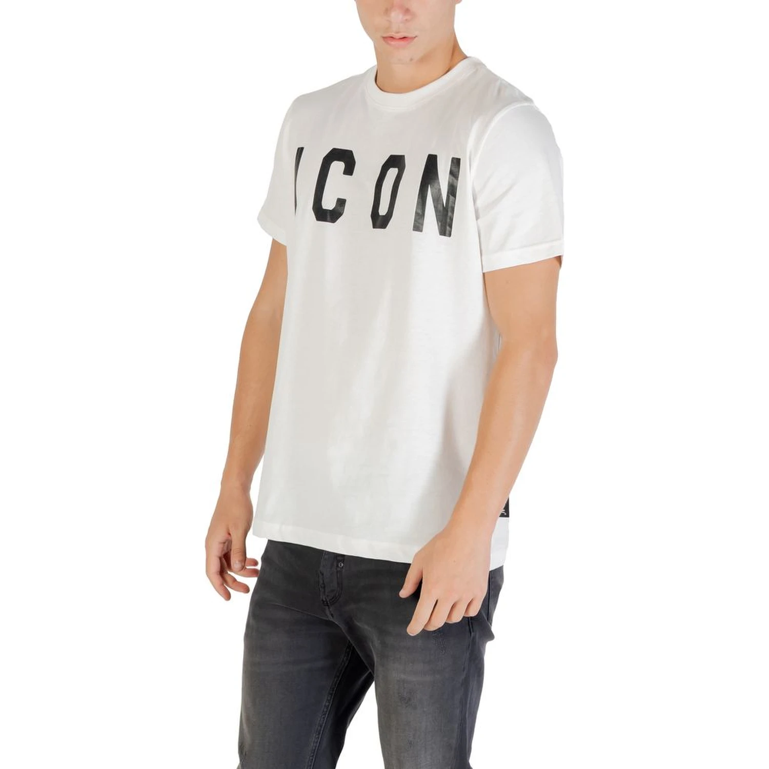 Black And White Cotton T-Shirt