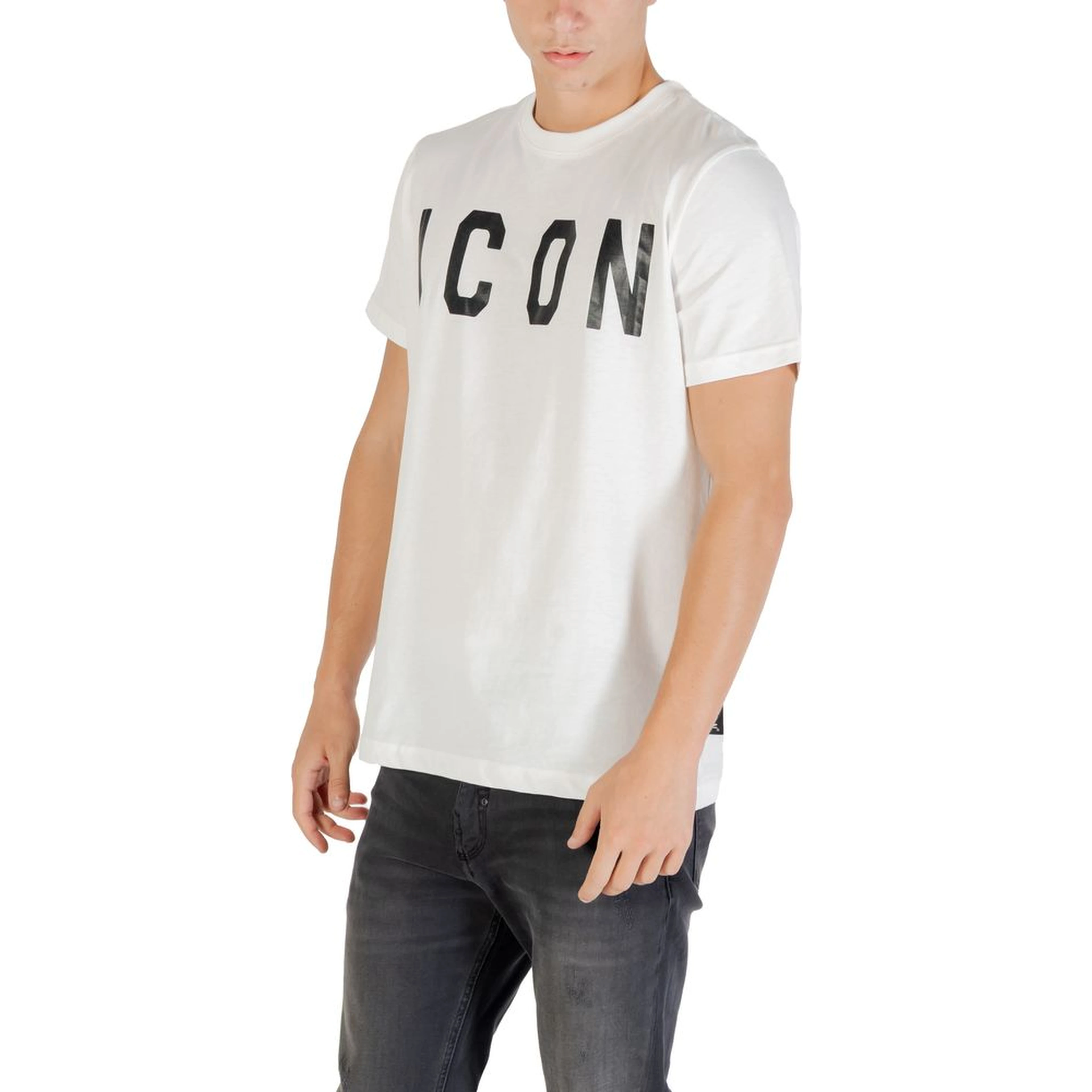 Black And White Cotton T-Shirt