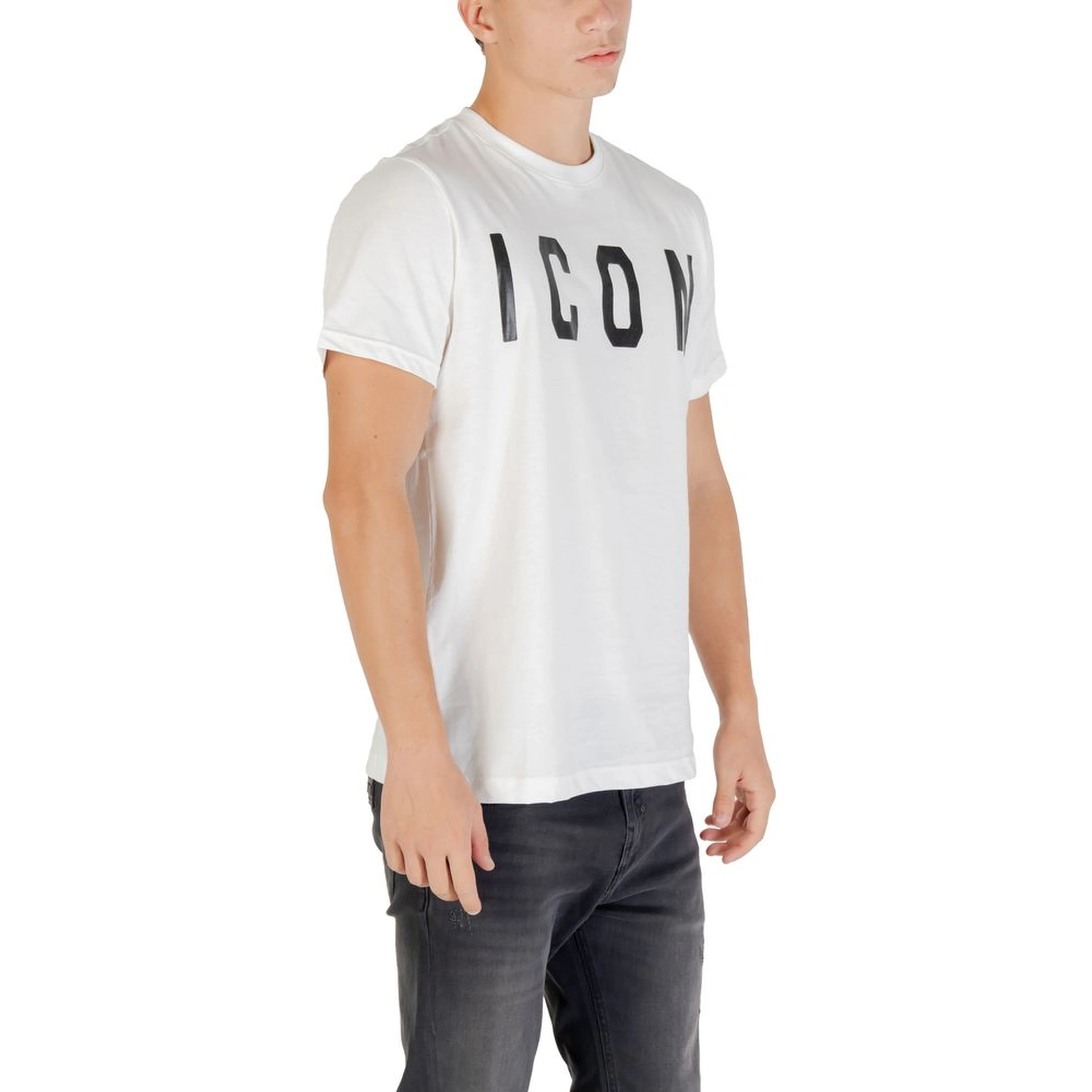 Black And White Cotton T-Shirt