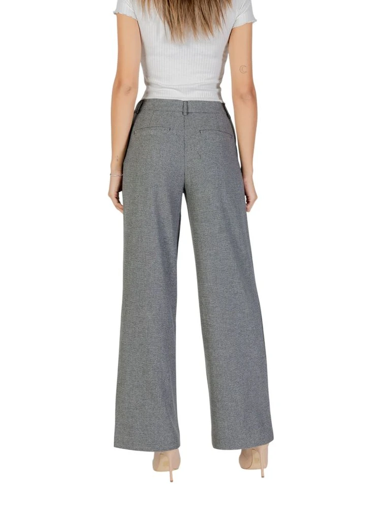 Gray Recycled Polyester Casual Pants alternative