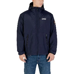 Blue Polyamide Shell Jacket