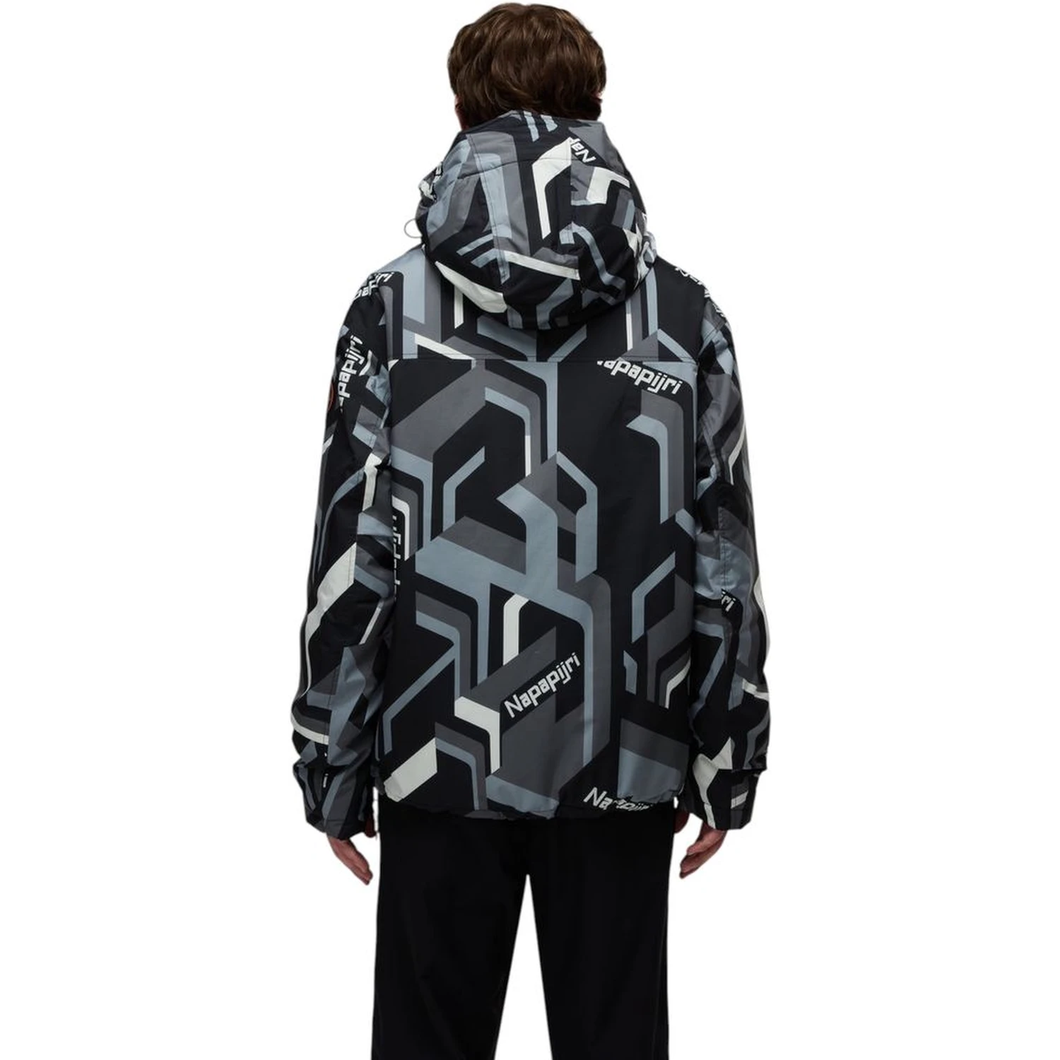 Bicolor Recycled Polyester Shell Jacket