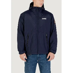 Blue Polyamide Shell Jacket