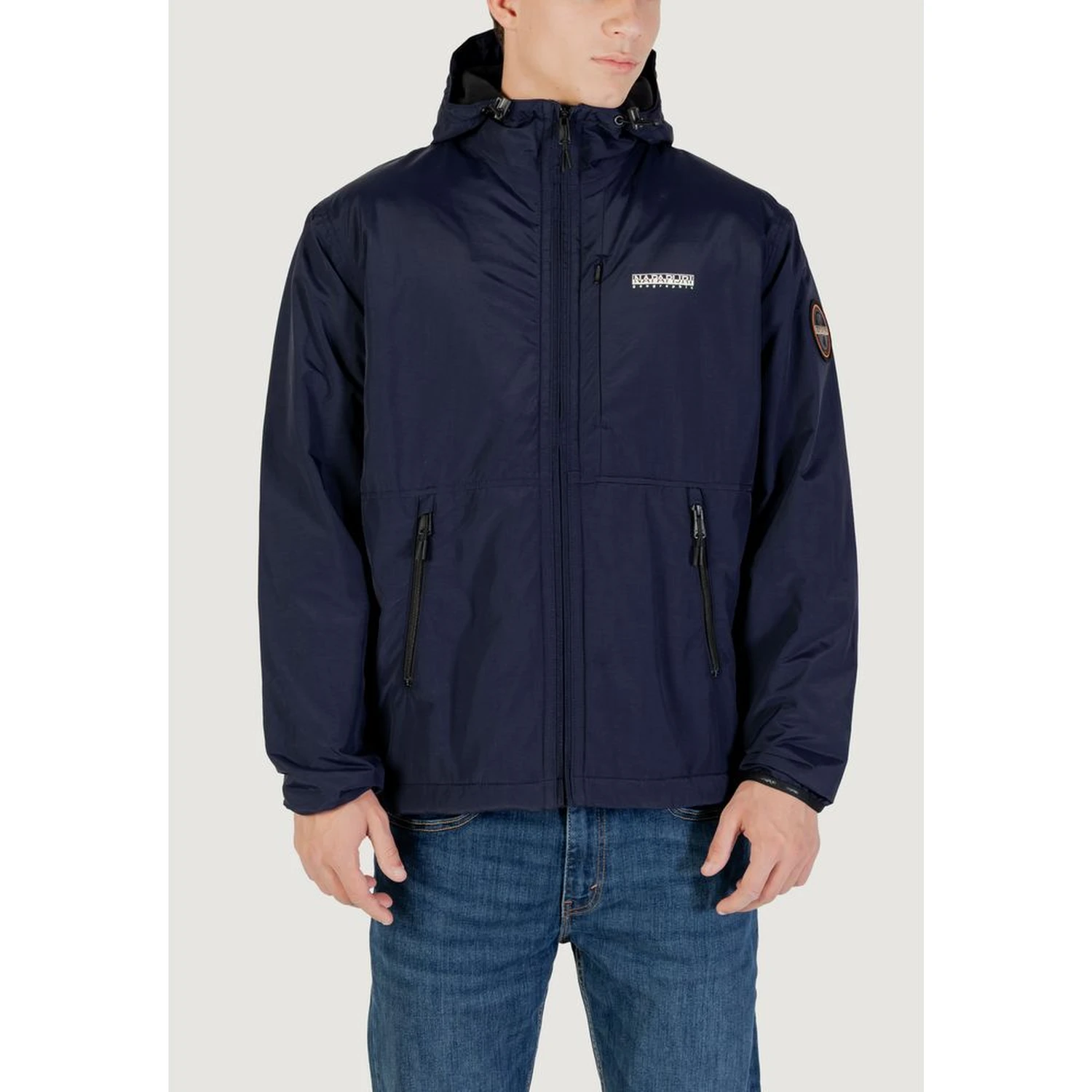 Blue Polyamide Shell Jacket