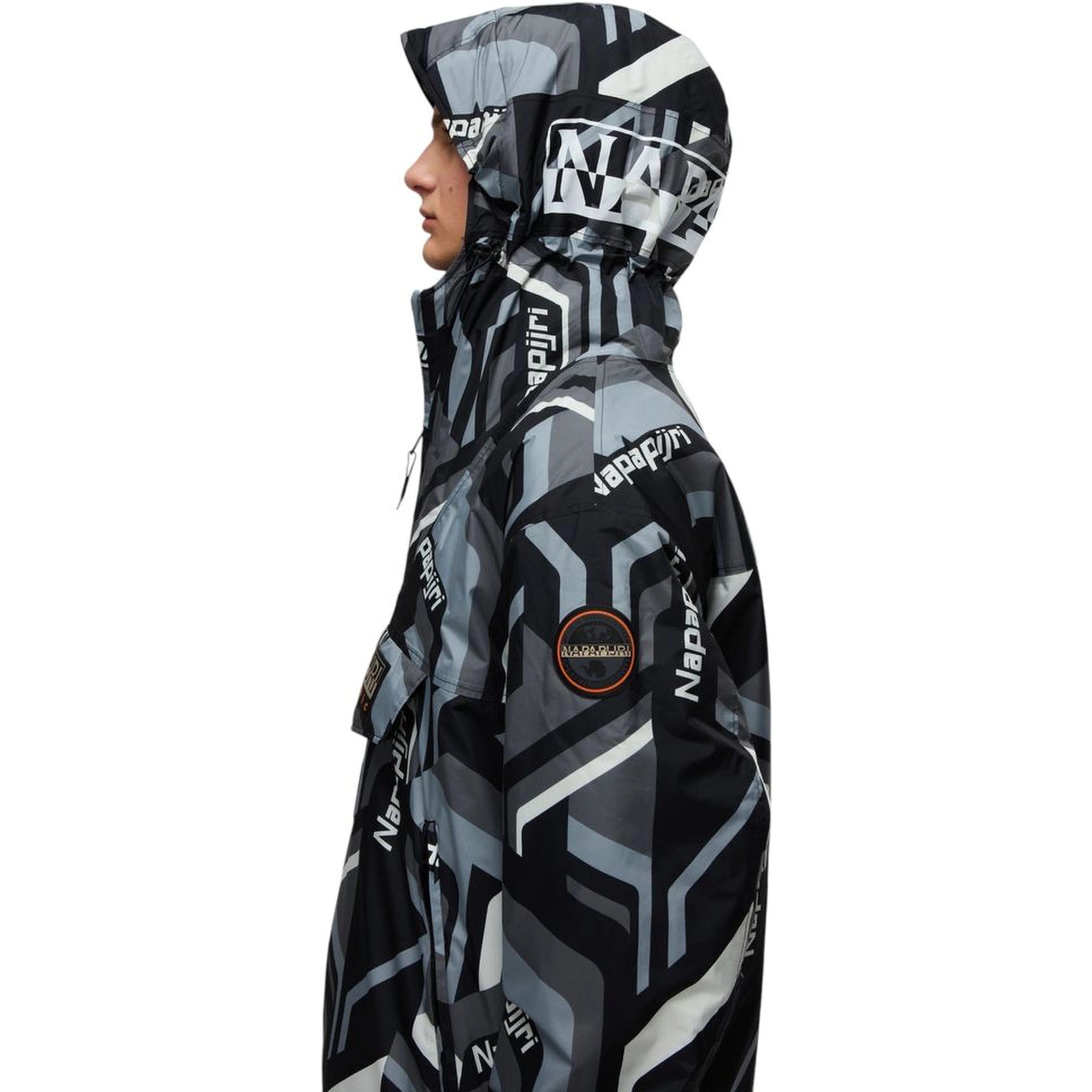 Bicolor Recycled Polyester Shell Jacket
