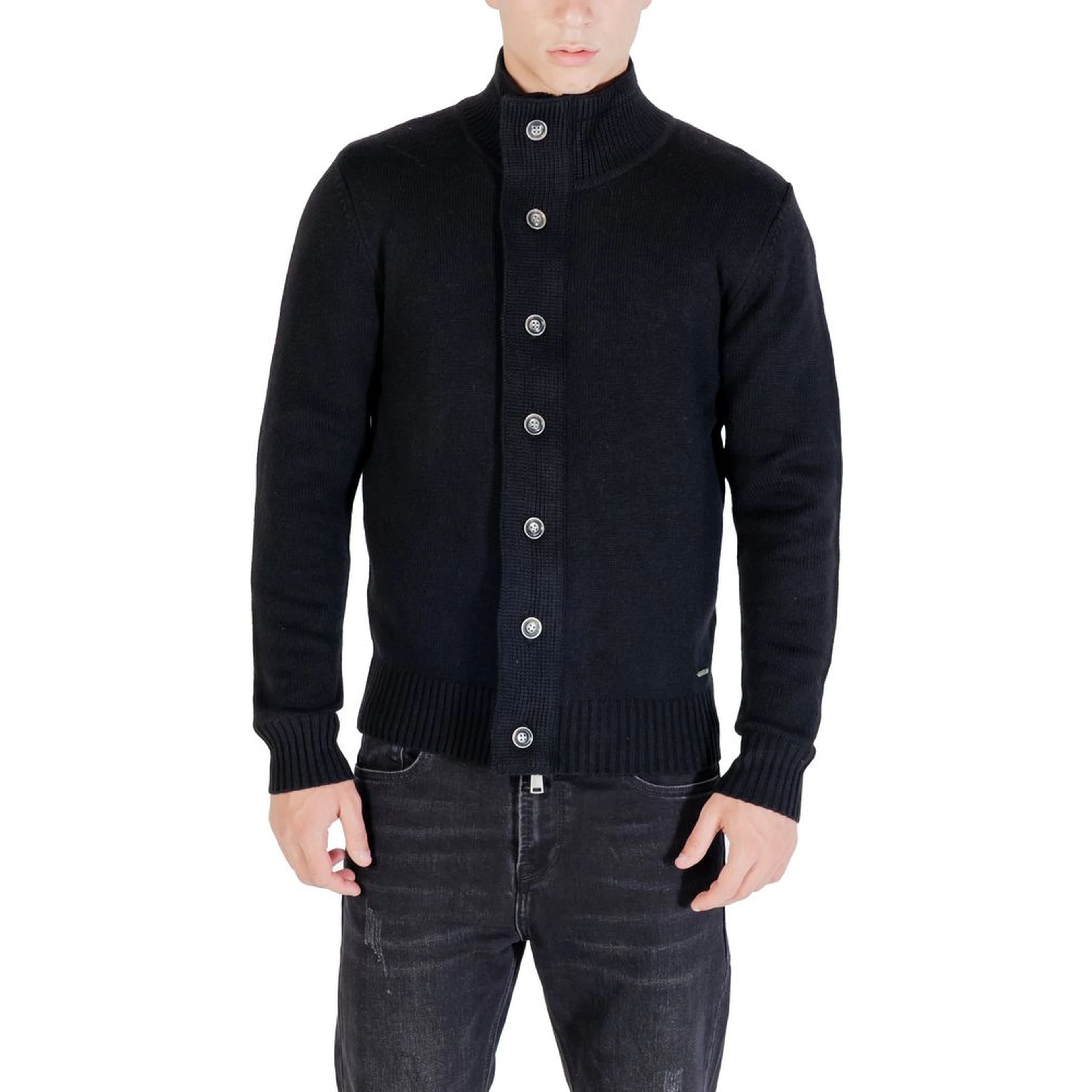 Black Marabou Sweatshirt