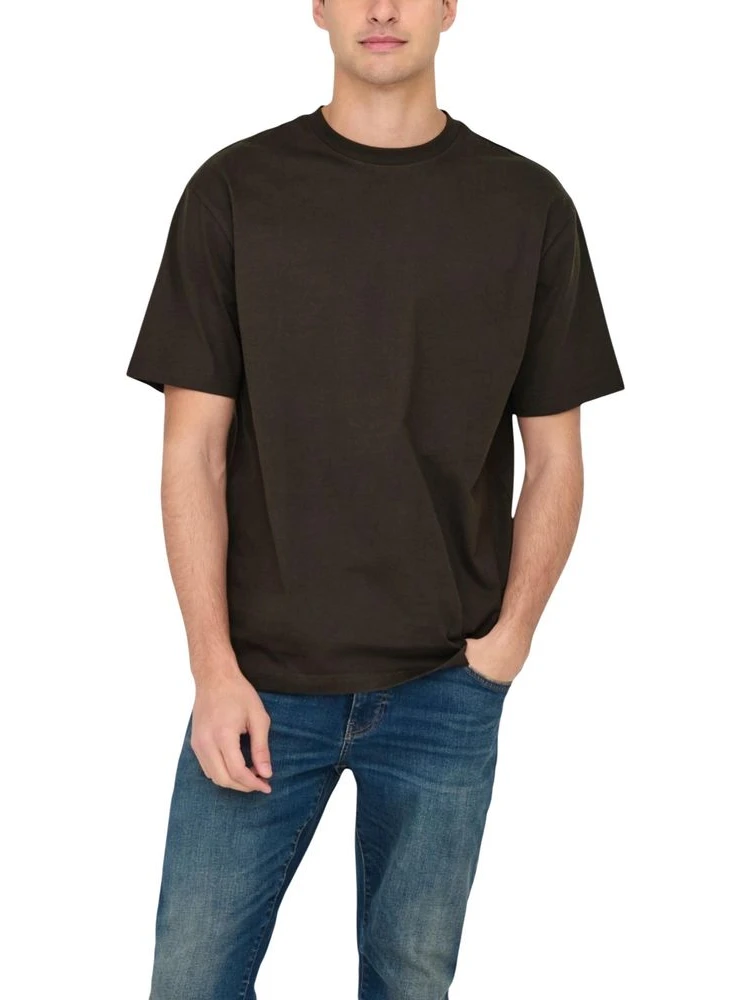 Brown Organic Cotton T-Shirt