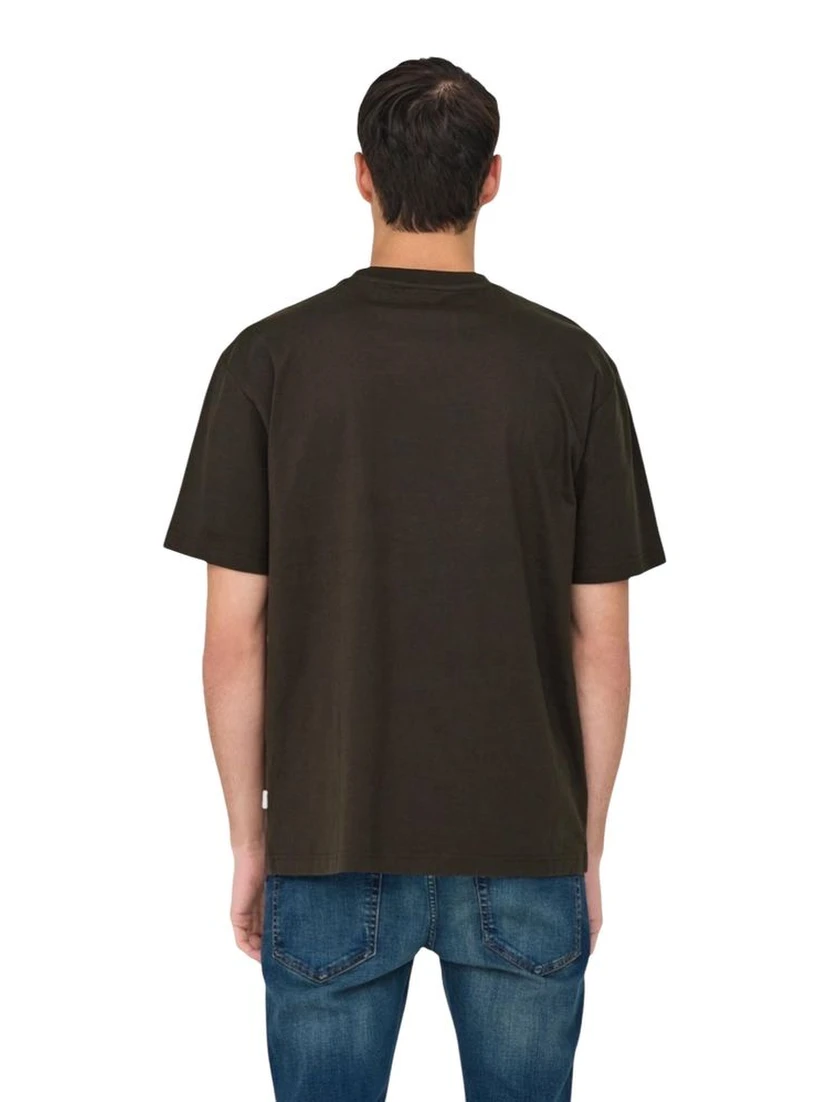 Brown Organic Cotton T-Shirt
