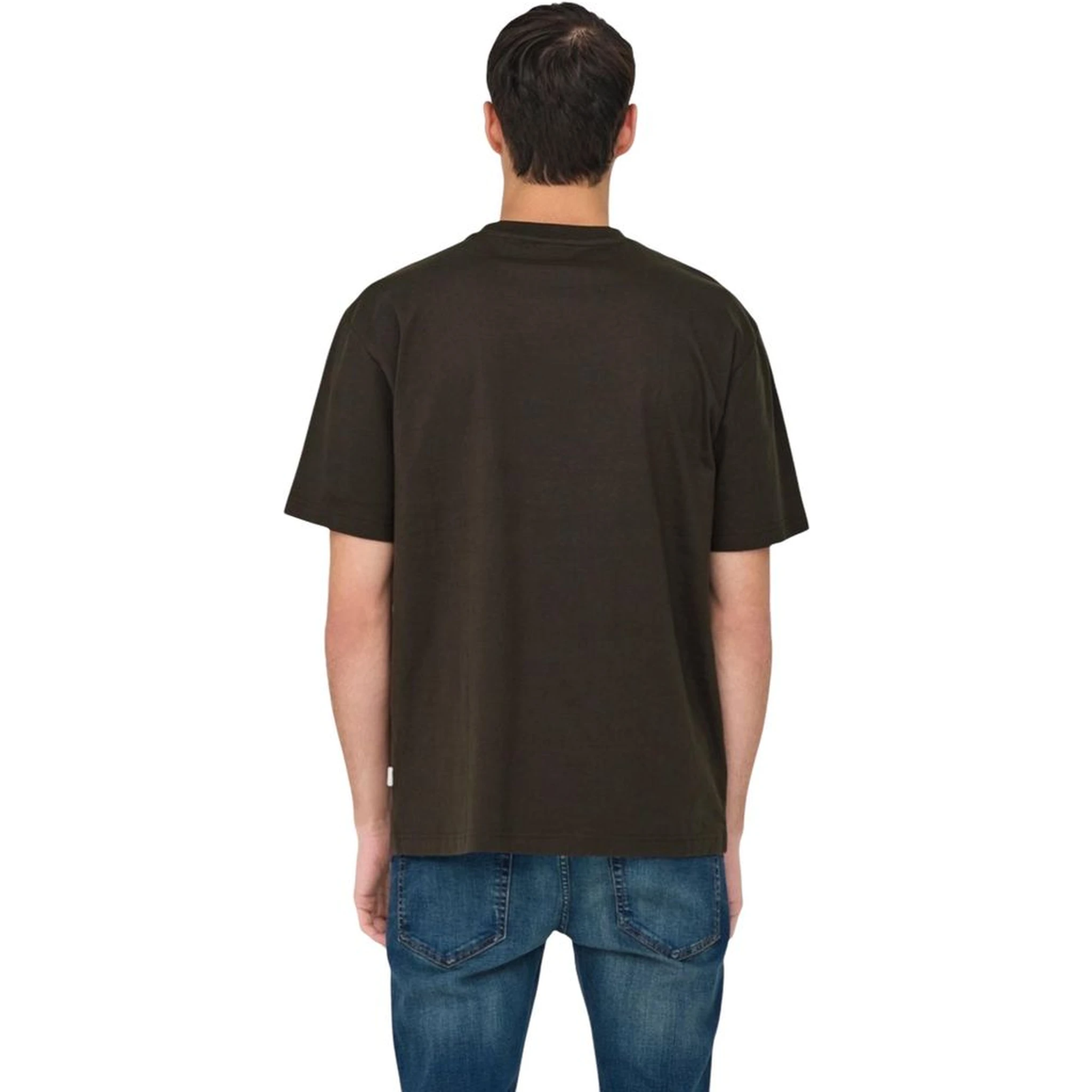 Brown Organic Cotton T-Shirt