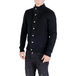 Black Marabou Sweatshirt